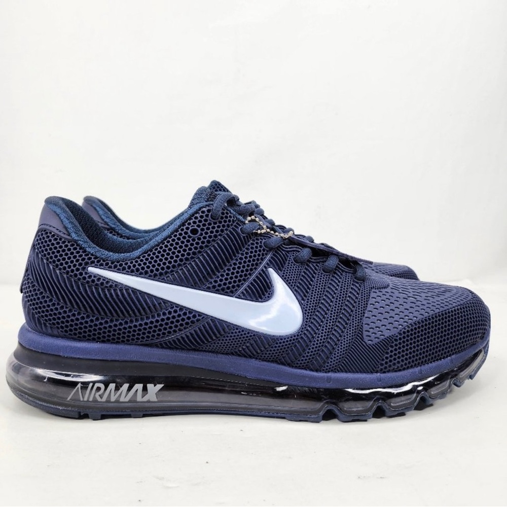 Nike Air Max 2017 Size 11 Navy Blue Athletic Sneakers Shoes Men's 849560-600